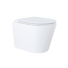 Унитаз подвесной Azario Teramo 0053, безободковый, сиденье микролифт - фото, отзывы, цена