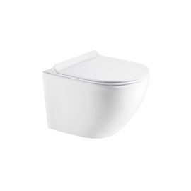 Унитаз подвесной Azario Fora 0067, безободковый, сиденье микролифт - фото, отзывы, цена