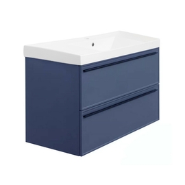 Тумба с раковиной La Fenice Elba Blu Grigio TWIN синяя 80 - фото, отзывы, цена