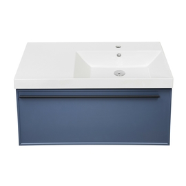 Тумба с раковиной La Fenice Elba Blu Grigio правая синяя 90 - фото, отзывы, цена