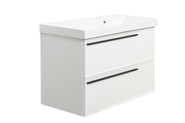 Тумба с раковиной La Fenice Elba Bianco TWIN левая белая 90 - фото, отзывы, цена