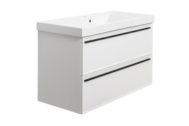 Тумба с раковиной La Fenice Elba Bianco TWIN белая 100 - фото, отзывы, цена