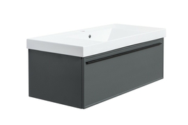 Тумба с раковиной La Fenice Elba Grigio серо-зелёная 100 - фото, отзывы, цена