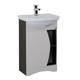 Тумба Onika Дуэт 52 с раковиной Santeri Акватон 52, напольная, бодега/венге - фото, отзывы, цена