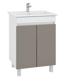 Тумба Onika Марви 60 с раковиной Santek Элина 60, напольная, мокко - фото, отзывы, цена