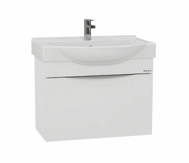 Тумба Onika Навиа 65 с раковиной Santek Беверли 65, подвесная, белая - фото, отзывы, цена