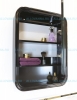 Зеркальный шкаф BelBagno Prado, Nero Laccato Lucido - фото, отзывы, цена