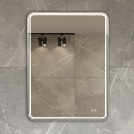 Зеркало Vincea LED VLM-3MA600-2 600х800 c сенсорным выключателем и диммером, антизапотевание - фото, отзывы, цена