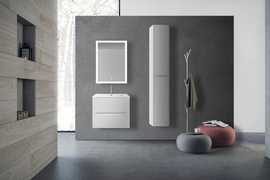 Тумба с раковиной Vincea Mia 600 подвесная, цвет G.White - фото, отзывы, цена