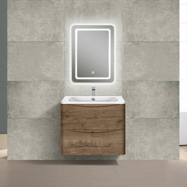 Тумба с раковиной Vincea Paola 600 подвесная, цвет V.Oak - фото, отзывы, цена