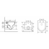 Унитаз подвесной OWL Vind Cirkel-H Matt Black безободковый с сиденьем микролифт - фото, отзывы, цена