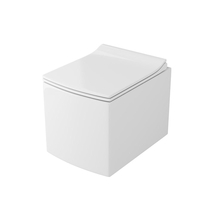 Унитаз подвесной безободковый OWL Cube Cirkel-H, сиденье дюропласт с микролифтом, OWLT190803 - фото, отзывы, цена