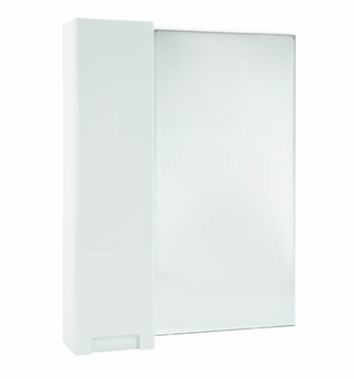 Зеркальный шкаф Bellezza Пегас-90, белый, левый - фото, отзывы, цена