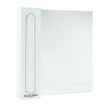 Зеркальный шкаф Bellezza Тиффани-75, белый (патина)/серебро, левый/правый - фото, отзывы, цена