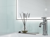 Зеркало Cersanit Design LED 011 80x70, с подсветкой, часы, рамка металл, прямоугольное - фото, отзывы, цена