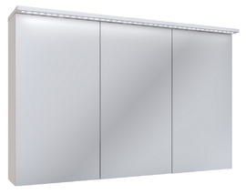 Зеркальный шкаф Runo Лира 105, белый - фото, отзывы, цена