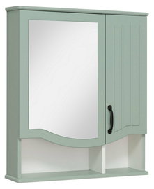 Зеркальный шкаф Runo Марсель 65, мята - фото, отзывы, цена