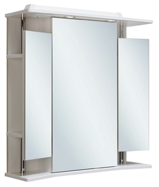 Зеркальный шкаф Runo Валенсия 75 правый, белый - фото, отзывы, цена
