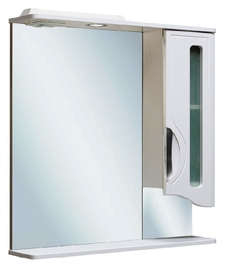 Зеркальный шкаф Runo Толедо 75 правый, белый - фото, отзывы, цена
