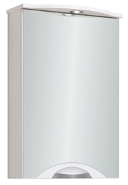 Зеркальный шкаф Runo Ибица 50 правый, белый - фото, отзывы, цена