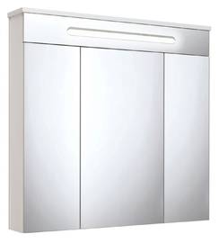 Зеркальный шкаф Runo Парма 75, белый - фото, отзывы, цена