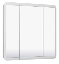 Зеркальный шкаф Runo Эрика 80, белый - фото, отзывы, цена