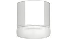 Шторка для ванны BAS Лагуна, пластик Вотер, 170х145см, ШТ00031 - фото, отзывы, цена