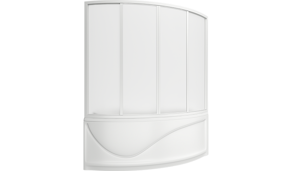 Шторка для ванны BAS Николь, пластик Вотер, 170х145см, ШТ00035 - фото, отзывы, цена