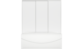 Шторка для ванны BAS Тесса, пластик Вотер, 140х145см, ШТ00041 - фото, отзывы, цена