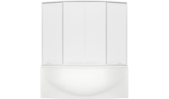 Шторка для ванны BAS Фиеста, пластик Вотер, 194х145см, ШТ00043 - фото, отзывы, цена