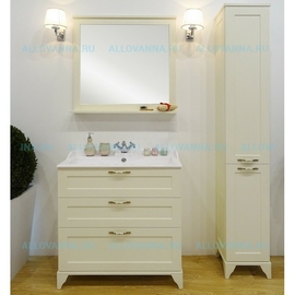 Мебель для ванной Акватон Леон 65Н напольный дуб бежевый - фото, отзывы, цена