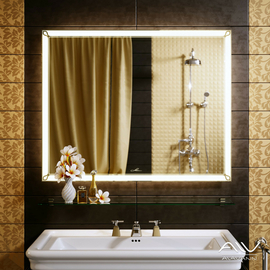 Зеркало Alavann Retro 100 с подсветкой - фото, отзывы, цена