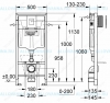 Комплект Унитаз подвесной JACOB DELAFON OVE E1585 с микролифтом + Инсталляция Grohe - фото, отзывы, цена