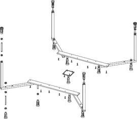 Каркас для ванн Riho Colorado, POOTSET14 - фото, отзывы, цена