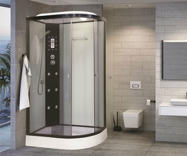 Душевая кабина Niagara NG-1903-01L 1200х800х2200, низкий поддон 16 см, стекло тонированное - фото, отзывы, цена