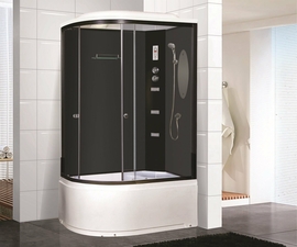 Душевая кабина Niagara NG-214-01RN 1200х800х2200, высокий поддон 48 см, стекло тонированное - фото, отзывы, цена