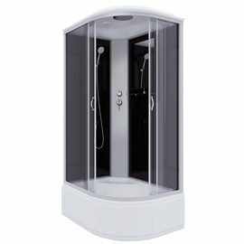Душевая кабина Niagara NG-2510-14L 1200х800х2150, высокий поддон 45 см, стекло тонированное - фото, отзывы, цена