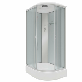 Душевая кабина Niagara NG-33094-14L 1000х900х2150, средний поддон 26 см, стекло матовое - фото, отзывы, цена