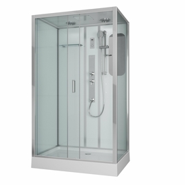 Душевая кабина Niagara NG-6012-01GQL 1200х800х2100, низкий поддон 16 см, стекло прозрачное - фото, отзывы, цена