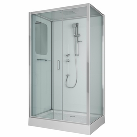 Душевая кабина Niagara NG-6012-01QL 1200х800х2100, низкий поддон 16 см, стекло прозрачное - фото, отзывы, цена