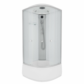Душевая кабина Niagara NG-7309-14 1000х1000х2150, высокий поддон 40 см, стекло матовое - фото, отзывы, цена