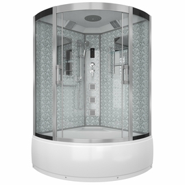 Душевая кабина Niagara NG-7744W 1200x1200х2150, высокий поддон стенки белые - фото, отзывы, цена