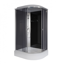 Душевая кабина Niagara E120/80/26L/TN 1200х800х2150, низкий поддон 26 см, стекло тонированное - фото, отзывы, цена