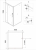 Душевое ограждение Niagara NG-63-9A-A80 90x80x195, прямоугольник, дверь распашная - фото, отзывы, цена