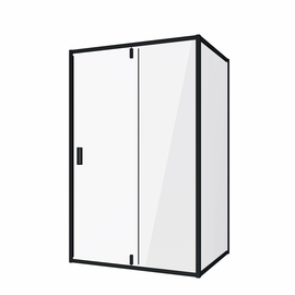 Душевое ограждение Niagara NG-83-11AB-A80B 110x80x195, прямоугольник, дверь распашная - фото, отзывы, цена