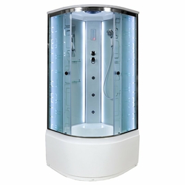 Душевая кабина AvaCan ЕМ4580 LED с гидромассажем, 80х80х220 см - фото, отзывы, цена