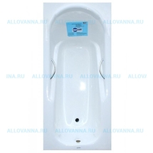 Чугунная ванна Aqualux 170x80 ZYA 19 с отверстиями под ручки - фото, отзывы, цена