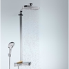 Душевая система Hansgrohe Raindance Select E 300 2jet Showerpipe с термостатом, хром 27126000 - фото, отзывы, цена