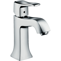 Смеситель Hansgrohe Metris Classic для раковины со сливным гарнитуром, хром 31075000 - фото, отзывы, цена