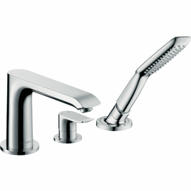 Смеситель Hansgrohe Metris на борт ванны 31190000 - фото, отзывы, цена